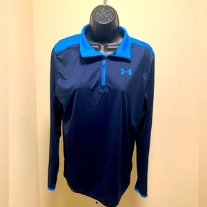 Under Armour blue long sleeve youth athletic shirt